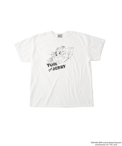 tシャツ VINCENT50 TJ FRONT PRINT TEE / バンソンサンカント トムアンドジェリー フロントプリントティー レディース メ