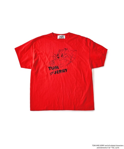 tシャツ VINCENT50 TJ FRONT PRINT TEE / バンソンサンカント トムアンドジェリー フロントプリントティー レディース メ Port tシャツ VINCENT50 TJ FRONT PRINT TEE / バンソンサン
