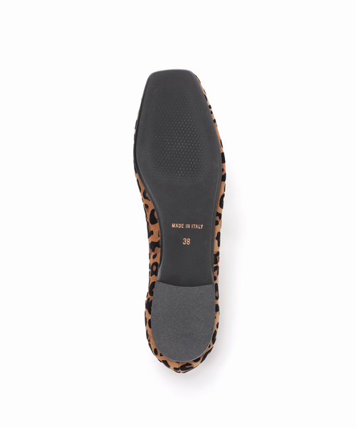 IENAステイタス LEOPARD FLAT A1623-M 37サイズ IENAステイタス LEOPARD FLAT A1623-M 37サイズ