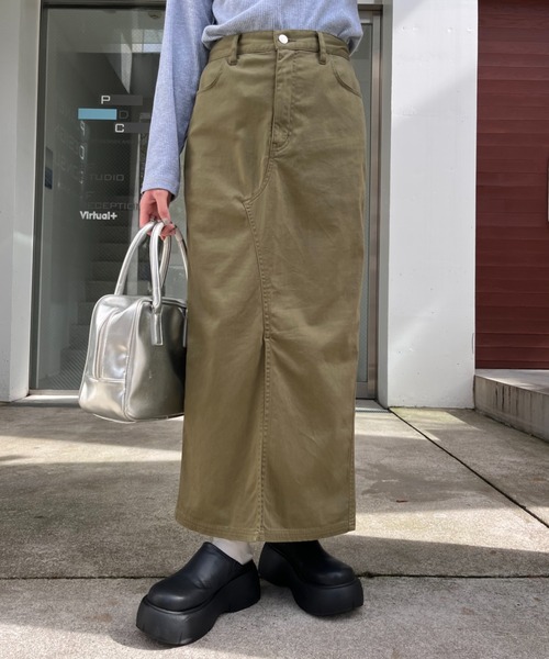 【新品未使用】CIAOPANIC TYPY タイトスリットスカート セール】【新色追加】【KELLY】vintagedenimタイトスリット
