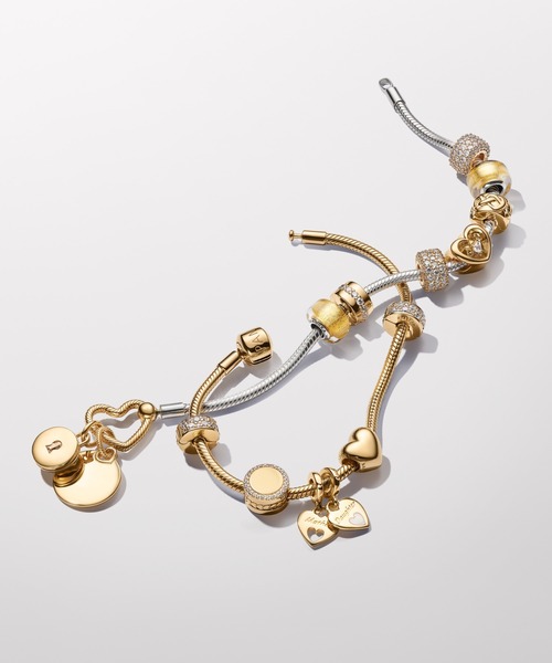 【再入荷！】 pandora 14k チャーム CZスパークリング アクセサリー