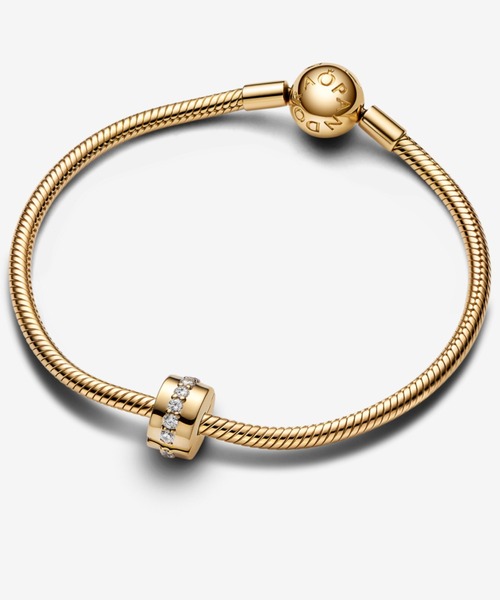 【驚きの値段】 pandora 14k チャーム CZスパークリング アクセサリー