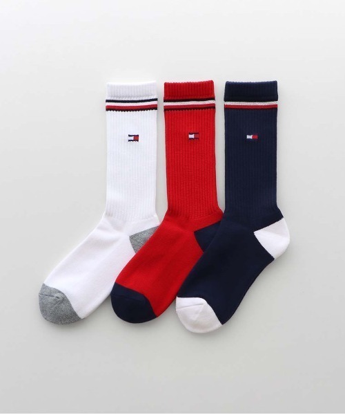 TOMMY HILFIGER 靴下 「3足セット」TOMMY メンズ レディース