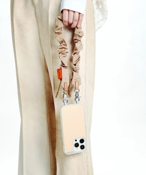 Topologie　トポロジー　Bungee Wrist Strap topologie/トポロジー/Bungee Wrist Strap Beige Tech sateen