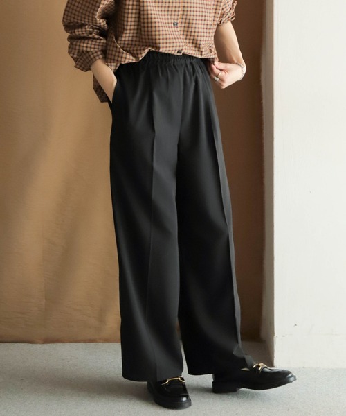 NOMBRE IMPAIR パンツ ポリレーヨントロ イージーパンツ