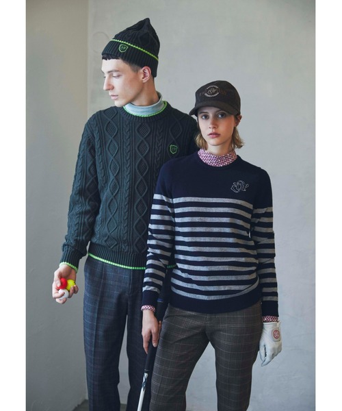 tシャツ 「ZOY」WOMENS ジオメトリックプリント 長袖モックネック レディース セール】《ZOY》WOMENS ジオメトリックプリント 長袖モック