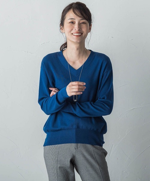 LAUTREAMONT ニット セーター BrisbaneVネックニットプル