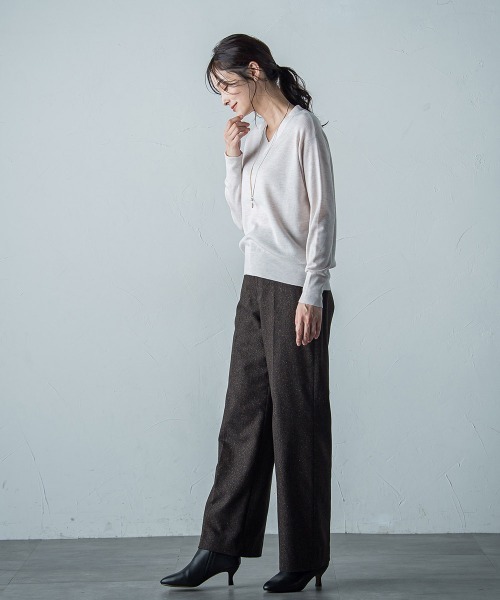 LAUTREAMONT ニット セーター BrisbaneVネックニットプル