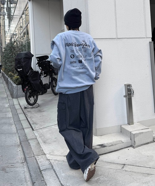 Supreme Mark Gonzales ゴンズ コラボ スウェット Lサイズ What it isNt）ART BY MARKGONZALES セール開催中 マーク