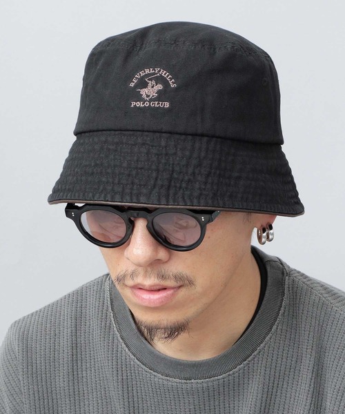 BEVERLY HILLS POLO CLUB 帽子 ハット ウォッシュドコットン