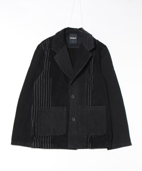 ジャケット テーラードジャケット CABaN コットンコーデュロイ 4パッチ 