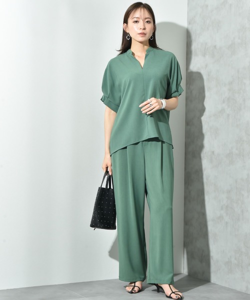 【シンプルなデザインと合わせやすい色】HERMES fluideパンツ シンプルな色と形が1番使いやすい】HERMES クロップドパンツ