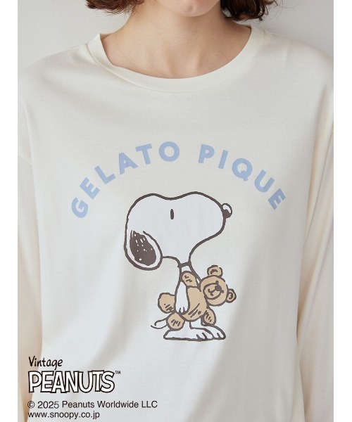 Amazon | [ジェラート ピケ] Peanuts Snoopy×BEARワンポイント
