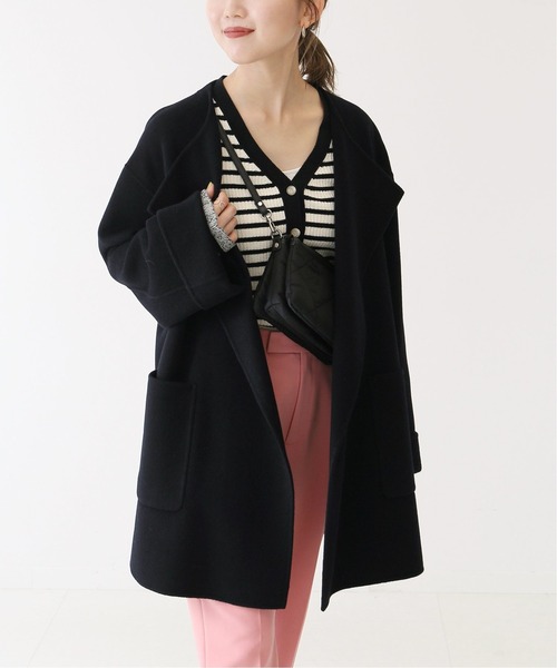 Spick&Span スピックアンドスパン W/NyZIPコート 38 Spick＆Span（スピック アンド スパン） 「Spick & Span」 ノーカラー