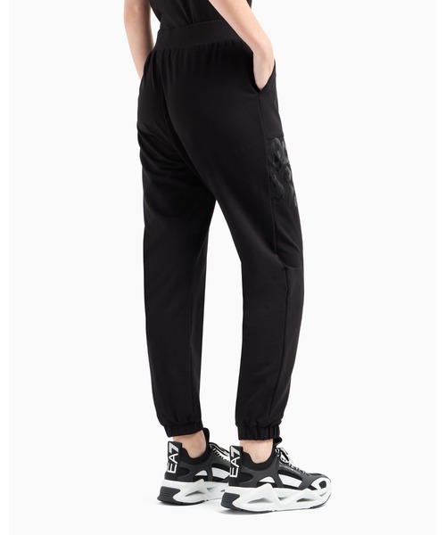 EMPORIO ARMANI EA7★スウェット☆ブラックロゴ☆ジョガーパンツ EMPORIO ARMANI EA7(イーエーセブン)TRAIN LOGO SERIES M PANTS