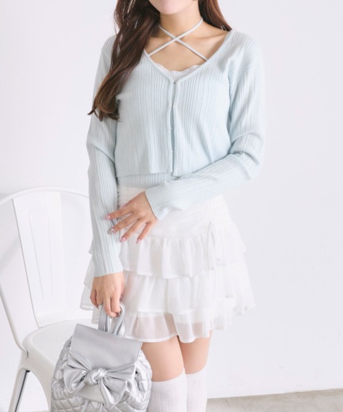IENA - ◆美品　IENA イエナ ALBA アルバ アンサンブル クルーネック ベージュ IENA（イエナ）の「ALBA クルーネックアンサンブル◇（アンサンブル