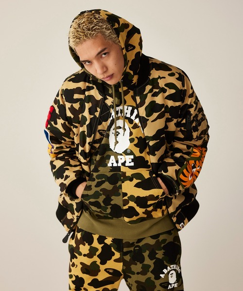 国内配送★A BATHING APE★1ST CAMO セパレート プル フーディ A BATHING APE パーカー 1ST CAMO SEPARATE PULLOVER HOODIE