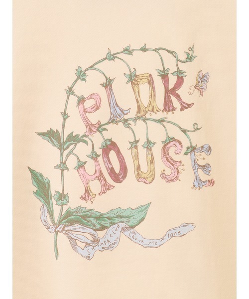 PINK HOUSE トレーナー スウェット スイートピープリント