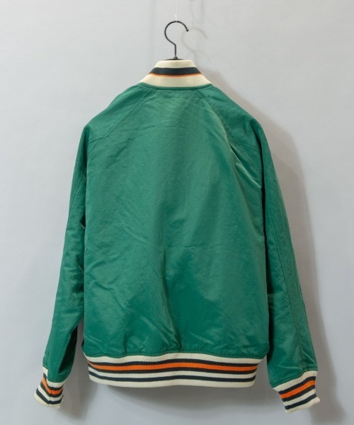 SKOOKUM（スクーカム） スタジャン L グリーン メンズ : ZOZOTOWN