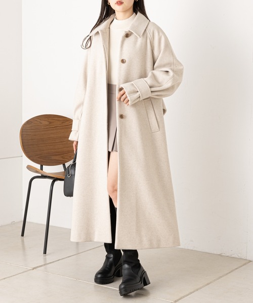 Chico（チコ） ステンカラーコート FREE ライトベージュ レディース