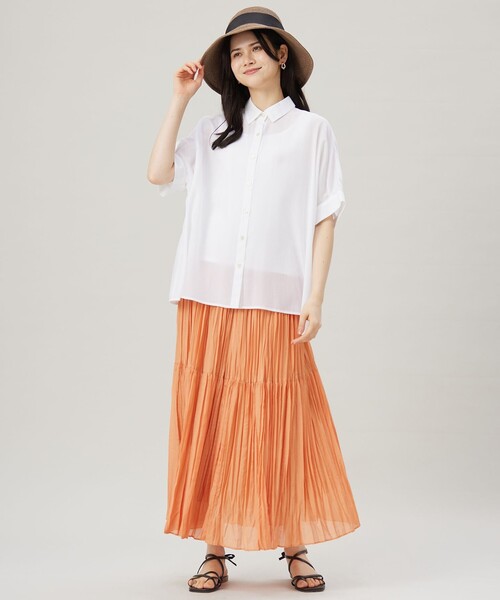 自由区 スカート ハンドワッシャープリーツ : ZOZOTOWN Yahoo!店