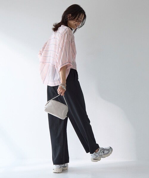 日曜まで出品【結論シリーズ】ドライクロスパンツ ホワイト　グリーンレーベル　38 UNITED ARROWS green label relaxing 【結論シリーズ】ドライ