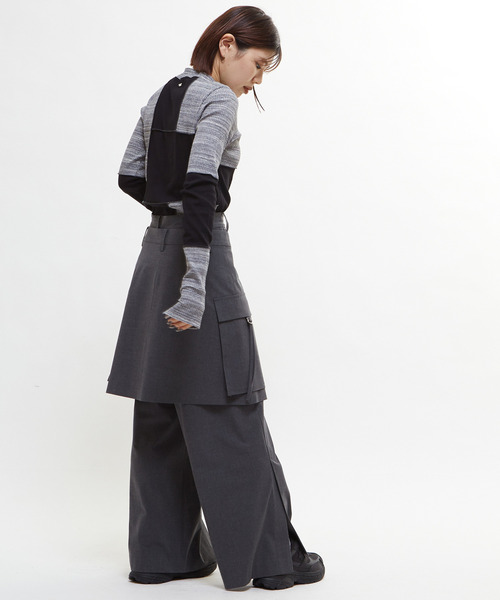 OVER(ALL)TOKYO パンツ CONVERSE TOKYO スラックス パンツ 「HL」SLIT WIDE PANTS(SET