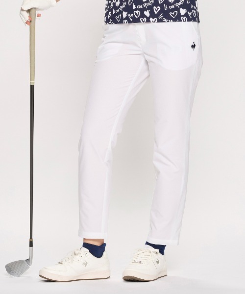 ゴルフ レディース　パンツ　ホワイト　白　ル・コック　М le coq sportif GOLF ゴルフ レディースパンツ｜レディース