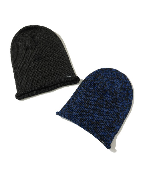 DLIP RECORDS ネイビー ニット帽　キャップセット XLARGE（エクストラ ラージ） ニット帽 ニットキャップ PAPER YARN
