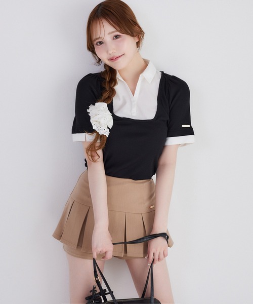 one after another NICE CLAUP tシャツ 半袖 シャツドッキング