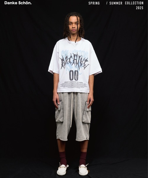 人気【DankeSchon/ダンケシェーン】ケミカルウォッシュ Tシャツ DANKE SCHON tシャツ DankeSchon/ダンケシェーン/SWITCH S/S TEE