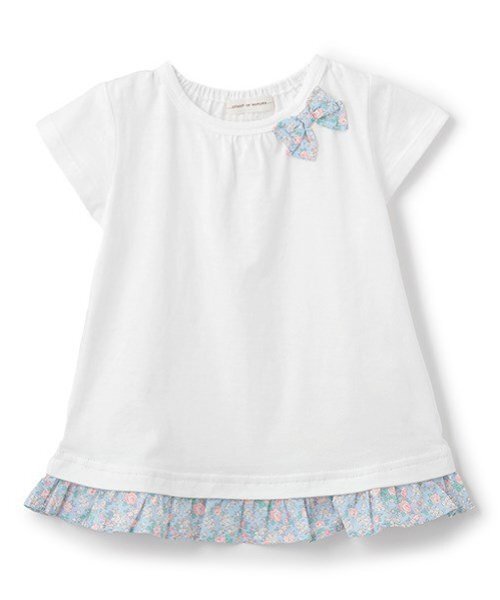 小花柄の服 sense of wonder（ファッション） tシャツ 小花柄リボンTシャツ