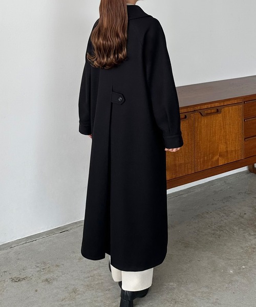 callautia（カラウティア） ステンカラーコート LARGE ダークグレー