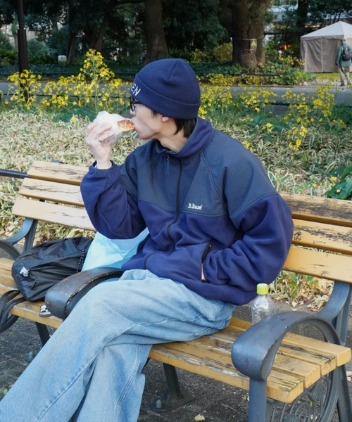 「BROKEN BASE」 ブルゾン LARGE ブラック メンズ_画像7