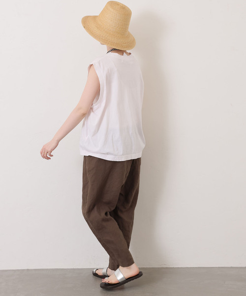 JOURNAL STANDARD LUXE パンツ レオパリネンタックイージー