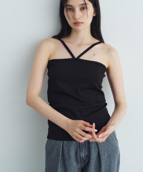 CODE A タンクトップ ノースリーブ design cut camisole レディース