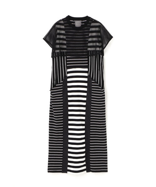 AULA AILA アウラアイラ LACE COMBINATION DRESS レースコンビネーションドレス 1211-03010 0 ブルー ティアード ロング ワンピース トップス【中古】【AULA AILA】 AULA AILA - AULA AILA アウラアイラ LACE COMBINATION DRESS レース