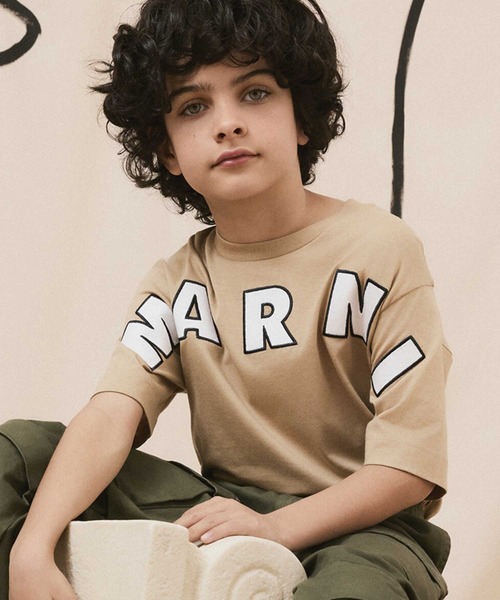 MARNI（マルニ） tシャツ 入学式 Kids ＆ Junior ブランドロゴ半袖T