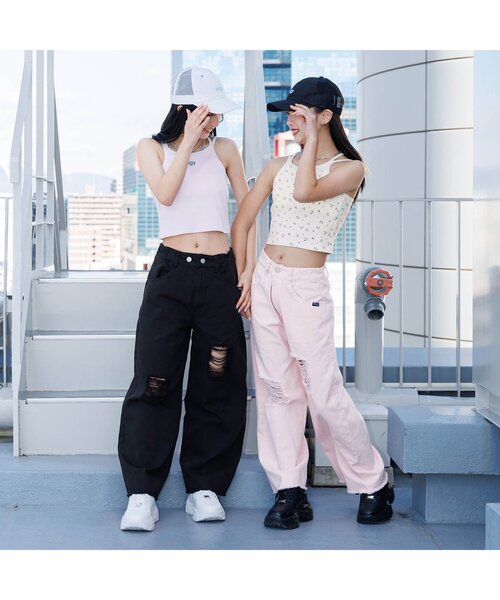 新品　laulea ジャガード　キャミソール　親子お揃い　110 120 2点 みてみてー♡可愛いすぎる @laulea_shop のジャガードキャミ