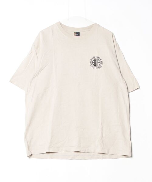 HUF 半袖シャツ XL ベージュ HUF 「HUF」 半袖Tシャツ X-LARGE ライトベージュ メンズ