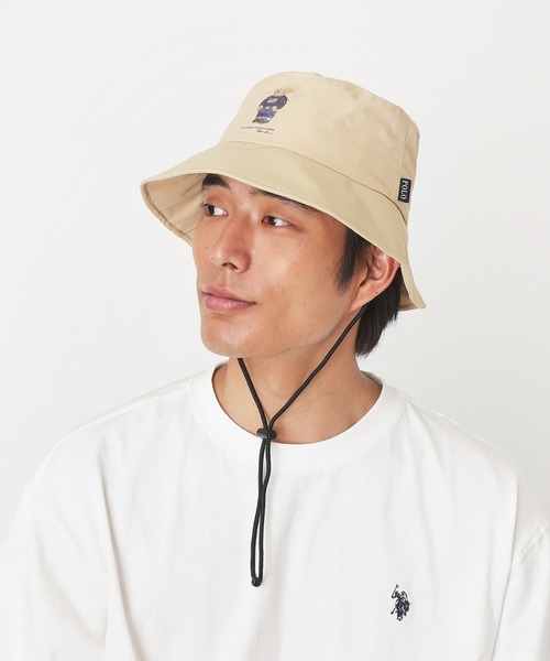 ラルフローレン ポロベアハット レディース帽子 ベージュ