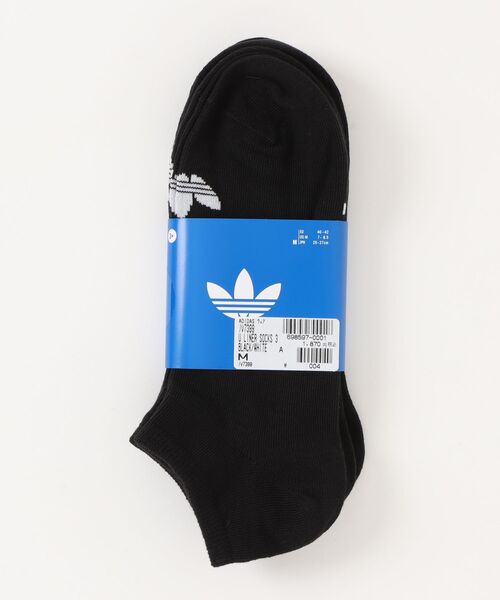 adidas（アディダス） 靴下 U LINER SOCKS 3P 3Pソックス JV7399 BLACK