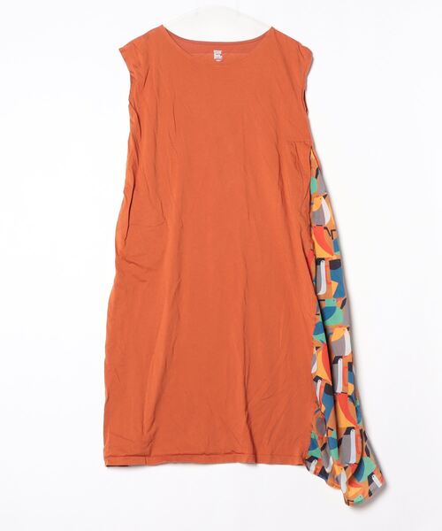 archivio オレンジ ノースリーブ ワンピース サイズ４０ Design Tshirts Store graniph 「Design graniph」 ノースリーブ