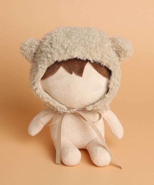 Appel Toi（アペルトワ） ぬい服 20cm ボンネット風 ぬいポンチョ ぬい