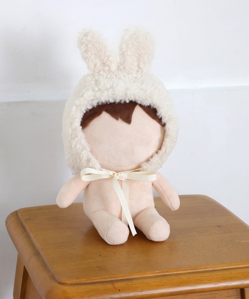 Appel Toi（アペルトワ） ぬい服 20cm ボンネット風 ぬいポンチョ ぬい