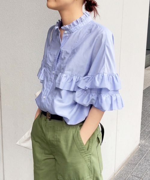 Spick＆Span 「Spick & Span」 長袖ブラウス FREE ベージュ