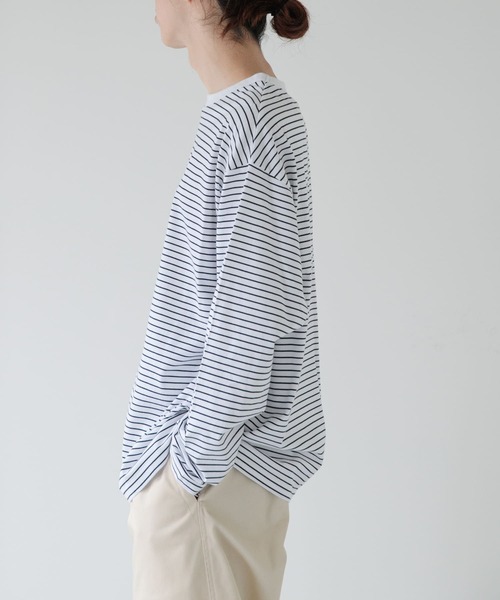 「FORK&SPOON」 長袖Tシャツ 4 ブラック系その他 メンズ
