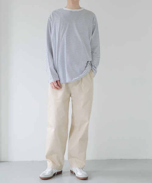 「FORK&SPOON」 長袖Tシャツ 4 ブラック系その他 メンズ
