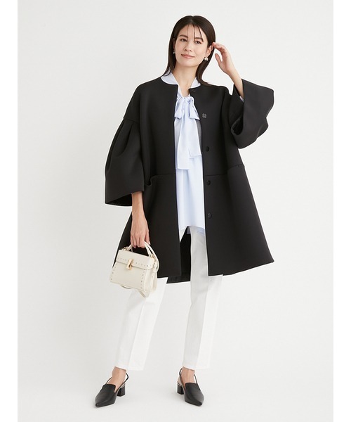 CELFORD ノーカラーコート CELFORD（セルフォード） ノーカラーコート 36 ホワイト レディース