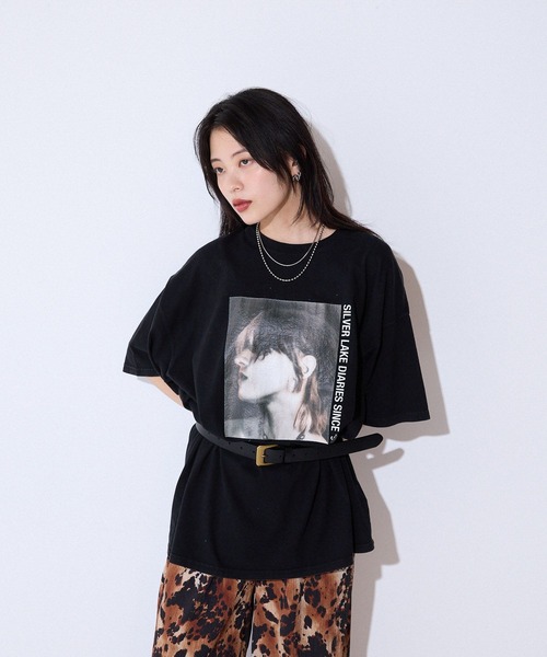 tシャツ ROCKフォトクラック BIG TEE/586510 レディース